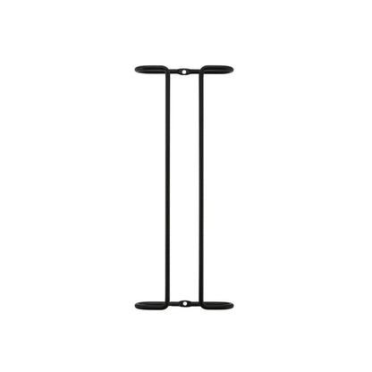 Simple Single-Row Red Wine Cup Inverted Rack(Dumb Black) - Shelf by PMC Jewellery | Online Shopping South Africa | PMC Jewellery