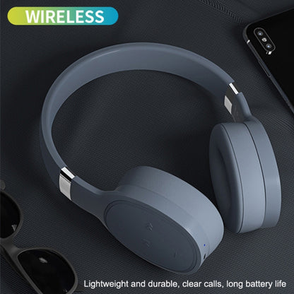 VJ087 Folding Wireless Sports Bluetooth Gaming Headset(Grey) - Headset & Headphone by PMC Jewellery | Online Shopping South Africa | PMC Jewellery