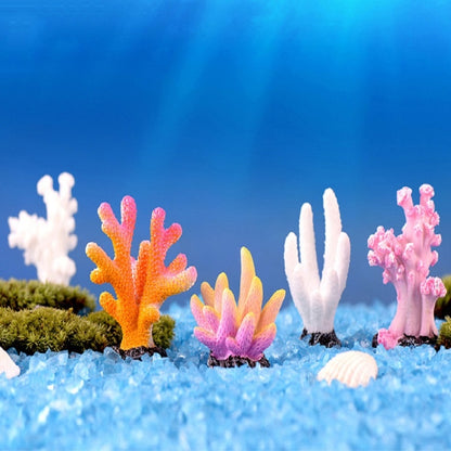 10 PCS Simulation Resin Coral Aquarium Fish Tank Small Ornaments, Colour: No. 6 Colorful - Fish Tank Decoration by PMC Jewellery | Online Shopping South Africa | PMC Jewellery