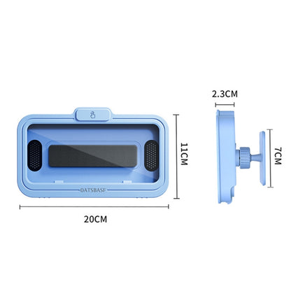 Oatsbasf  Bathroom Waterproof Phone Case Holder Shower Phone Box Wall Mount Phone Holder(Blue) - Hand-Sticking Bracket by Oatsbasf | Online Shopping South Africa | PMC Jewellery