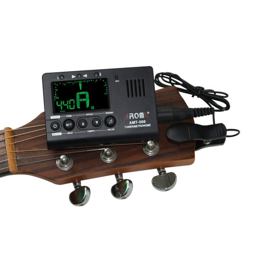 ROM Electronic Metronome Rhythm Acoustic Guitar Tuner(AMT-560) - Stringed Instruments by PMC Jewellery | Online Shopping South Africa | PMC Jewellery