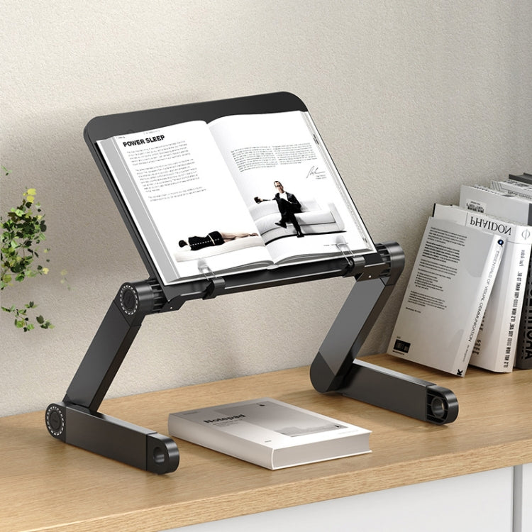 L03 Adjustable Lifting Reading Rack Book Holder Laptop Stand,Style： Double Section Black - Holder & Storage Rack by PMC Jewellery | Online Shopping South Africa | PMC Jewellery