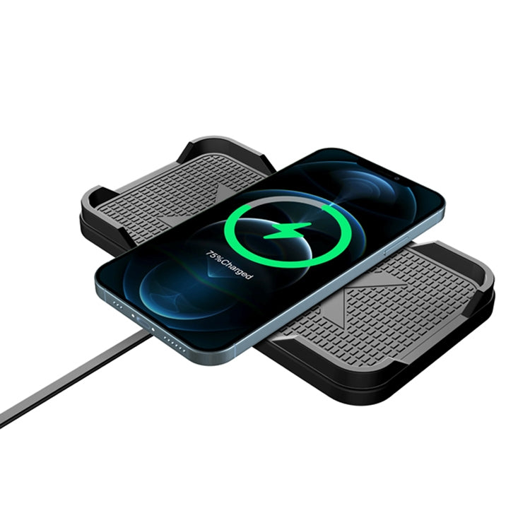 POLMXS C12 Car Anti-Slip Wireless Charger - Wireless Charging Pads by POLMXS | Online Shopping South Africa | PMC Jewellery