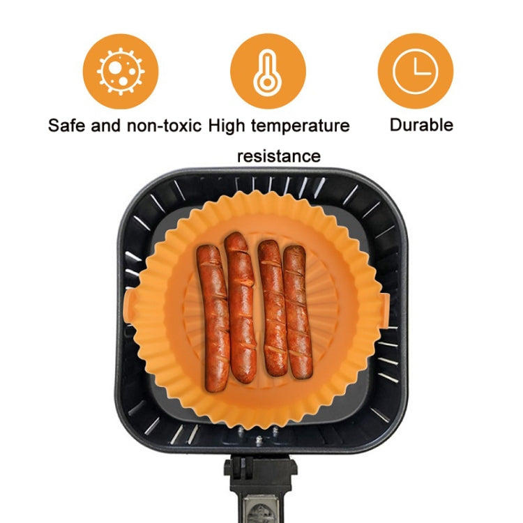 Air Fryer Special High Temperature Oil Absorption Silicone Pad, Colour: Large Mustard Yellow - Baking mat & Bakewares by PMC Jewellery | Online Shopping South Africa | PMC Jewellery