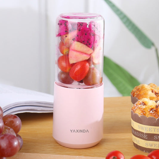 YAXINDA Mini Juicer Portable Home Dormitory USB Fruit And Vegetable Machine(Pink) - Electric juicers by PMC Jewellery | Online Shopping South Africa | PMC Jewellery