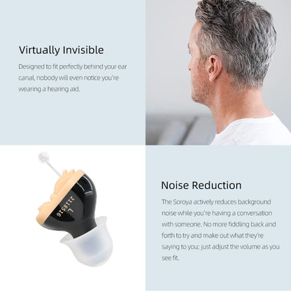 Battery Type Digital Noise Reduction Hearing Aid Elderly Sound Amplifier(Complexion Right Ear) - Hearing Aids by PMC Jewellery | Online Shopping South Africa | PMC Jewellery