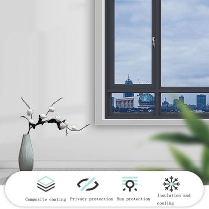 Sunscreen Shading Film One-way Perspective Anti-peeping Glass Sticker, Specification: 30x100cm(Full Shading-Black) - Door & Window Films by PMC Jewellery | Online Shopping South Africa | PMC Jewellery