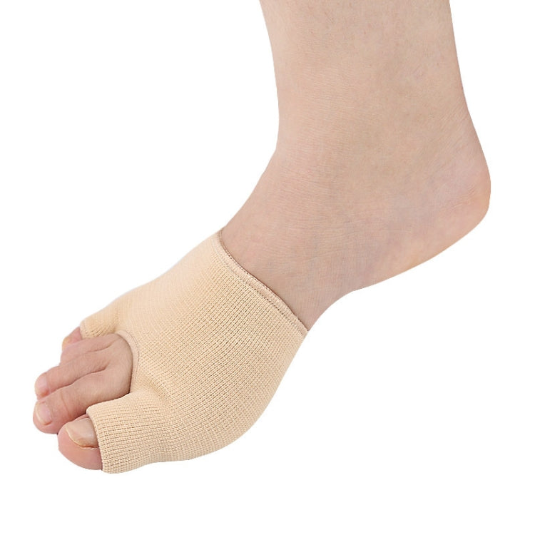 2 Pairs Threaded U-Shaped Forefoot Pad Hallux Valgus Corrector Socks, Size: L(Skin Color) - Corrector by PMC Jewellery | Online Shopping South Africa | PMC Jewellery