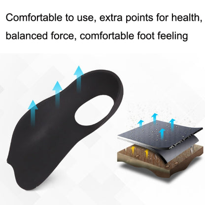 1 Pair Flat Foot Bow Corrected XO Leg Orthopedic Insole, Size: L (Black) - Shoes Care by PMC Jewellery | Online Shopping South Africa | PMC Jewellery