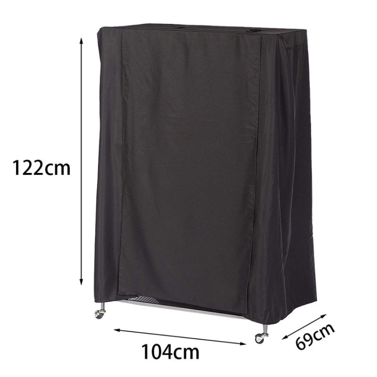 210D Waterproof Oxford Cloth Dust Cover Bird Cage Protective Cover Parrot Cage Shade(Black Silver) - Dust Covers by PMC Jewellery | Online Shopping South Africa | PMC Jewellery
