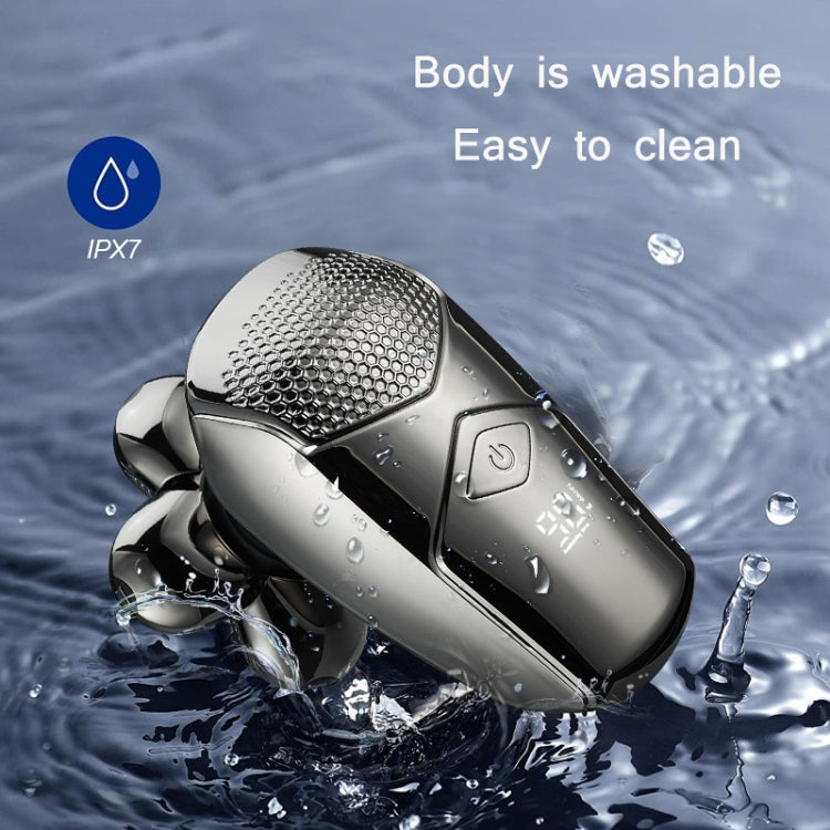 5 in 1 Multifunctional IPX7 Waterproof Six-blade USB Electric Shaver, Specification: - Electric Shavers by PMC Jewellery | Online Shopping South Africa | PMC Jewellery