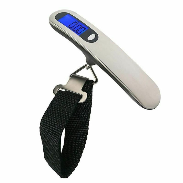 Stainless Steel Handheld Electronic Luggage Scale Portable Express Scale(Black) - Hanging Scales by PMC Jewellery | Online Shopping South Africa | PMC Jewellery