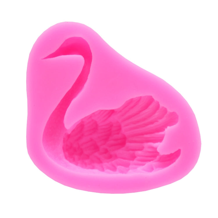 2 PCS Swan Baking Silicone Mould Cake Decorating Mould(Pink) - Food Molds by PMC Jewellery | Online Shopping South Africa | PMC Jewellery