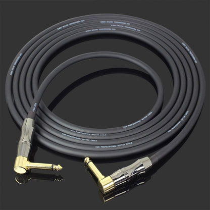 KGR Guitar Cable Keyboard Drum Audio Cable, Specification: 10m(Double Elbow Jack) - Stringed Instruments by KGR | Online Shopping South Africa | PMC Jewellery