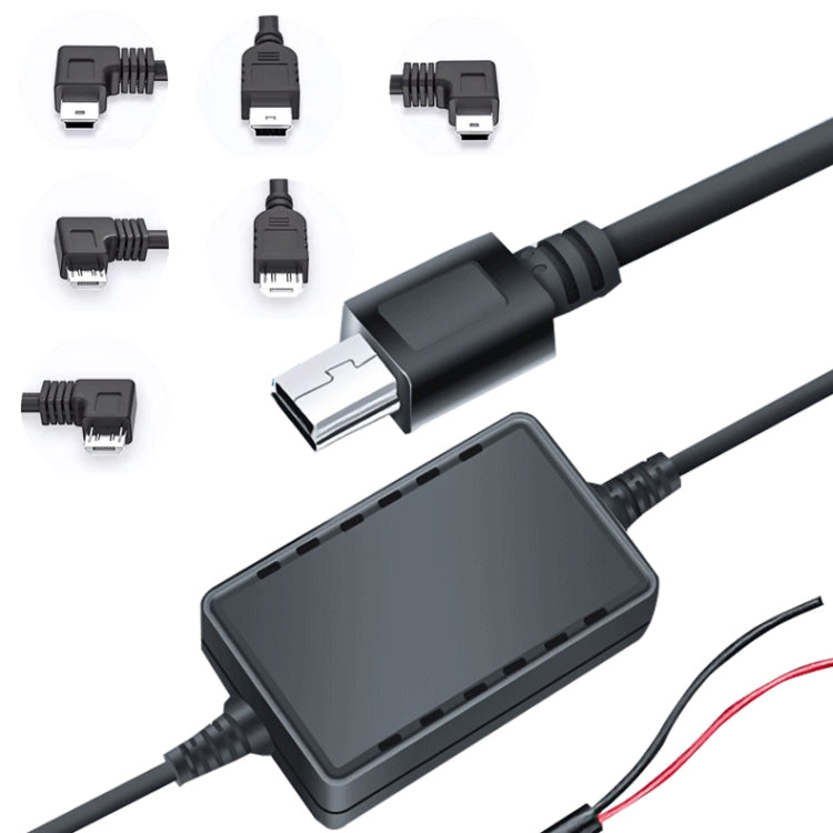 2 PCS USB Car Charge 12V To 5V Navigation Instrument Reduction Line(Android Left Bend) - DIY Modified Charger by PMC Jewellery | Online Shopping South Africa | PMC Jewellery