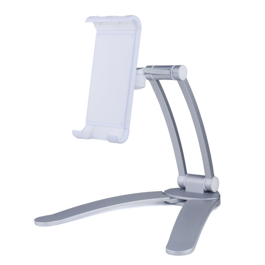 PB-41E Desktop Phone Tablet Lazy Folding Stand(Silver) - Lazy Bracket by PMC Jewellery | Online Shopping South Africa | PMC Jewellery