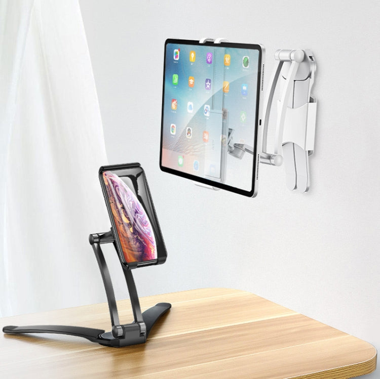 PB-41E Desktop Phone Tablet Lazy Folding Stand(Black) - Lazy Bracket by PMC Jewellery | Online Shopping South Africa | PMC Jewellery