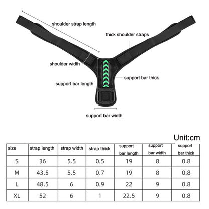 Anti-hunchback Open Shoulder Chest Posture Correction Belt(S) - Corrector by PMC Jewellery | Online Shopping South Africa | PMC Jewellery