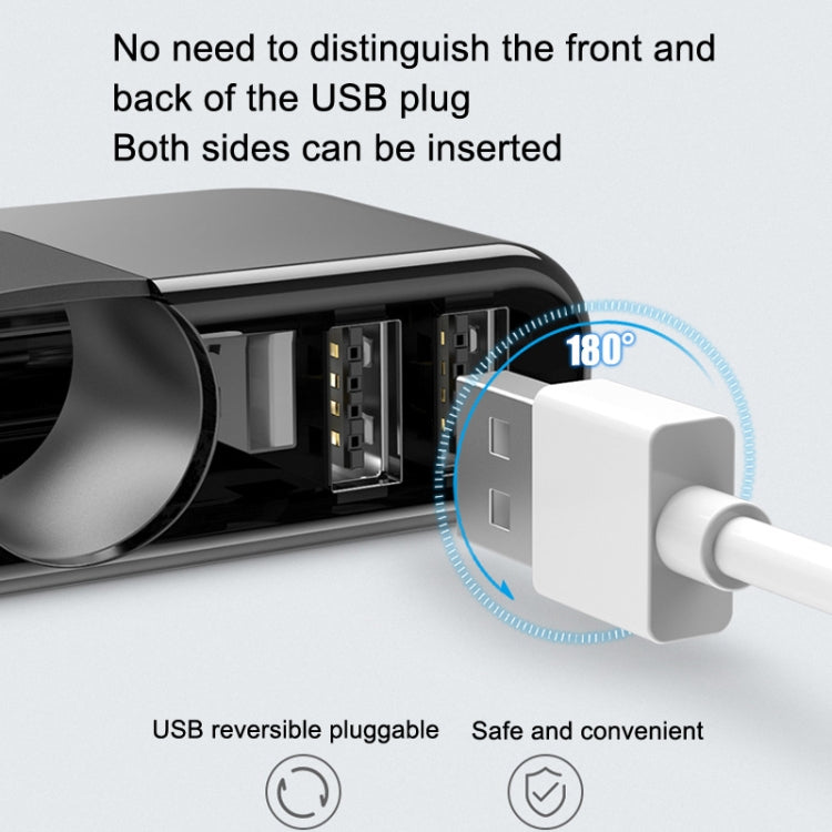 SHUNWEI Car Cigarette Lighter Charger 12/24V USB Converts Socket, Style: 2 Holes Single USB - Car Charger by SHUNWEI | Online Shopping South Africa | PMC Jewellery