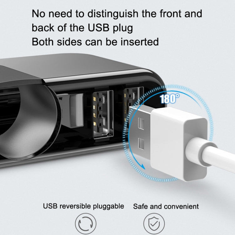 SHUNWEI Car Cigarette Lighter Charger 12/24V USB Converts Socket, Style: 2 Holes 2 USB Voltage - Car Charger by SHUNWEI | Online Shopping South Africa | PMC Jewellery