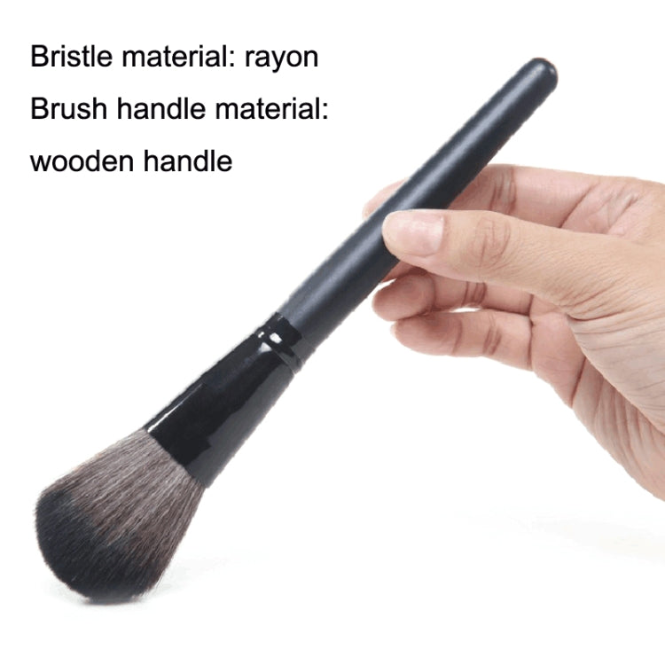 18 PCS / Set Black Makeup Brush Set Loose Powder Brush Makeup Tool - Makeup Brushes by PMC Jewellery | Online Shopping South Africa | PMC Jewellery