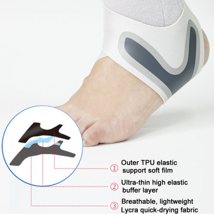 Thin Breathable Compression Ankle Sprain Fixation Strap, Size: Right Foot (S) - Corrector by PMC Jewellery | Online Shopping South Africa | PMC Jewellery