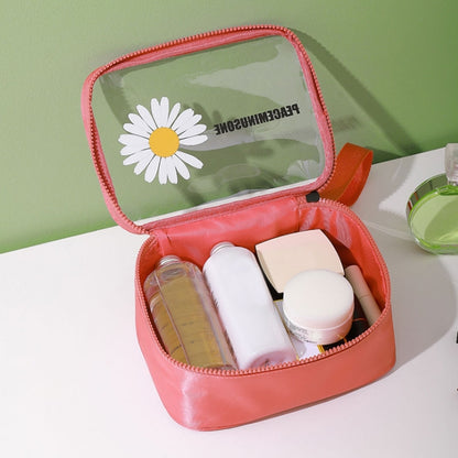 Travel Portable Transparent Large-Capacity Cosmetic Storage Bag, Specification: Large(Grapefruit Red) - Storage Boxes by PMC Jewellery | Online Shopping South Africa | PMC Jewellery