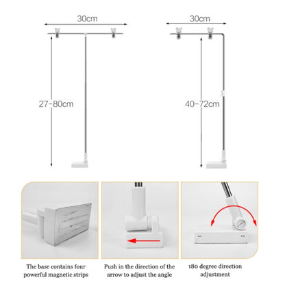 Photography Backdrop Stand Camera Photo Background Props,Style: T-type Magnetic 80cm - Support Stands by PMC Jewellery | Online Shopping South Africa | PMC Jewellery