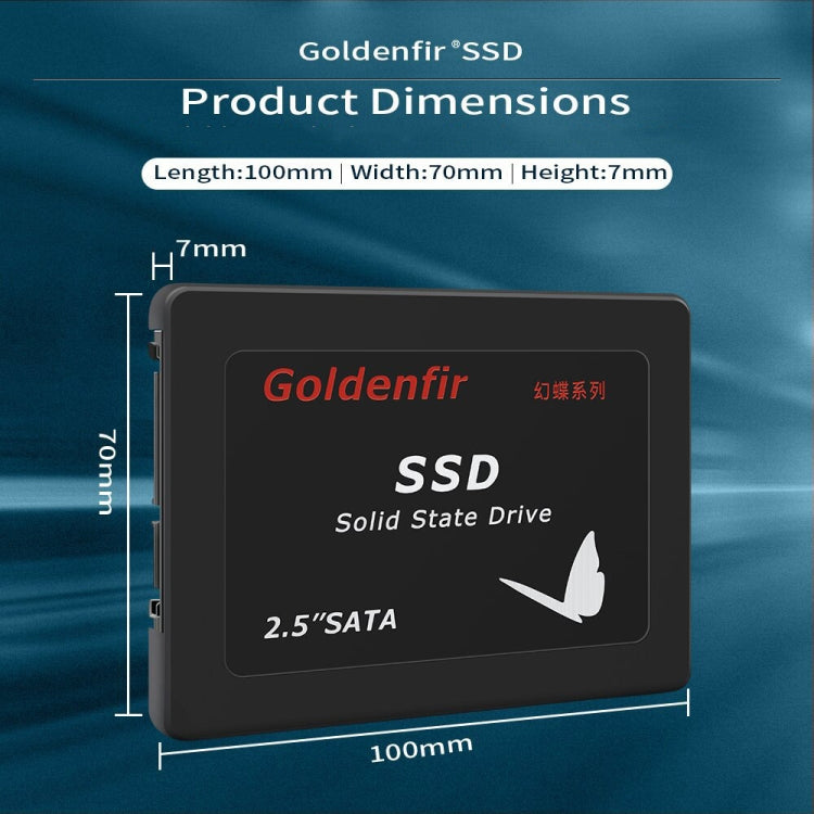 Goldenfir T650 Computer Solid State Drive, Flash Architecture: TLC, Capacity: 500GB - External Solid State Drives by Goldenfir | Online Shopping South Africa | PMC Jewellery