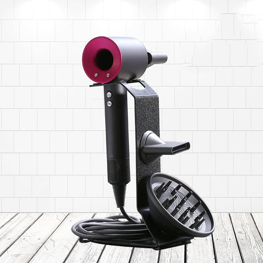 Punch Free Standing Hair Dryer Stand For Dyson 004 Black - Hair Dryers & Accessories by PMC Jewellery | Online Shopping South Africa | PMC Jewellery