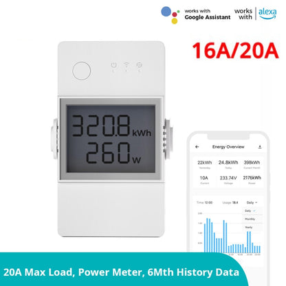 Sonoff POW Elite Intelligent Electricity Statistics Current Power Metering Switch 16A - Smart Switch by Sonoff | Online Shopping South Africa | PMC Jewellery