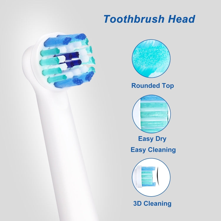 2 PCS For Oral-B Full Range of Electric Toothbrush Replacement Heads(Professional Bright White) - Replacement Brush Heads by PMC Jewellery | Online Shopping South Africa | PMC Jewellery