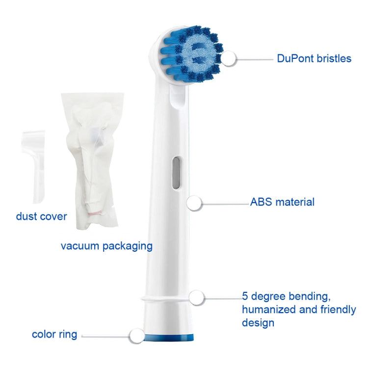 2 PCS For Oral-B Full Range of Electric Toothbrush Replacement Heads(Professional Bright White) - Replacement Brush Heads by PMC Jewellery | Online Shopping South Africa | PMC Jewellery