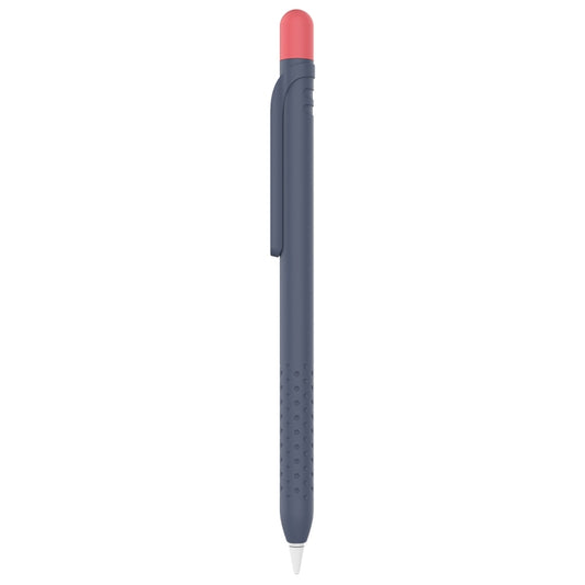 CY152 Magnetic Silicone Storage Colorblock Pen Holder For Apple Pencil 1(Midnight Blue) - Pencil Accessories by PMC Jewellery | Online Shopping South Africa | PMC Jewellery