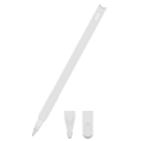 2 PCS Cartoon Touch Silicone Pen Case For Apple Pencil 2(White) - Pencil Accessories by PMC Jewellery | Online Shopping South Africa | PMC Jewellery