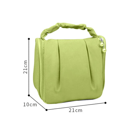 RH2205 Travel Hanging Pleated Portable Cosmetic Bag(Green) - Storage Boxes by PMC Jewellery | Online Shopping South Africa | PMC Jewellery