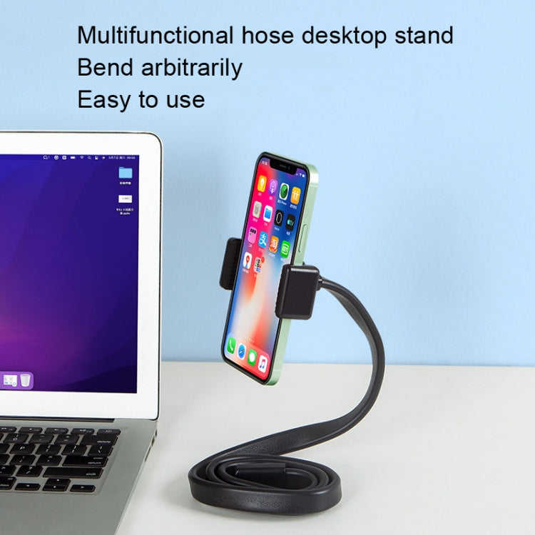 DiHao Bending Adjustment Hose Mobile Phone Live Broadcast Support(Hose+Double Hole Phone Clip) - Lazy Bracket by DiHao | Online Shopping South Africa | PMC Jewellery