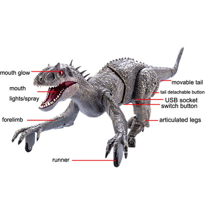2.4G Wireless Remote Control Tyrannosaur Simulation Mechanical Dinosaur Model Toy(Red) - Model Toys by PMC Jewellery | Online Shopping South Africa | PMC Jewellery