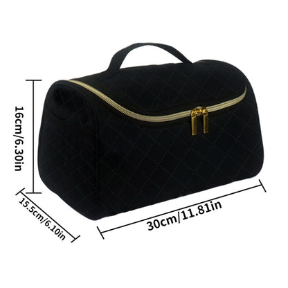 Travel Cosmetic Bag Curler Accessories Storage Bag(Black) - Storage Boxes by PMC Jewellery | Online Shopping South Africa | PMC Jewellery