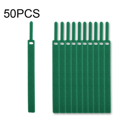 50 PCS Needle Shape Self-adhesive Data Cable Organizer Colorful Bundles 15 x 300mm(Green) - Cable Organizer by PMC Jewellery | Online Shopping South Africa | PMC Jewellery