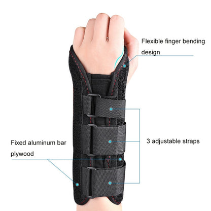 Wrist Plate Support Brace Wrist Joint Fixation Belt(Black) - Corrector by PMC Jewellery | Online Shopping South Africa | PMC Jewellery