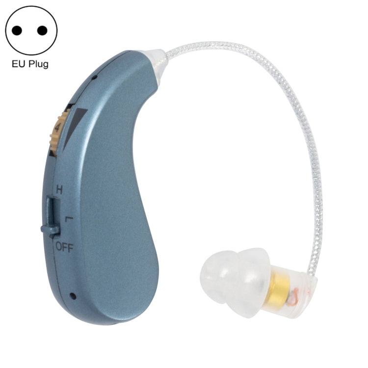 Portable Rechargeable Invisible Hearing Aid EU Plug(Blue) - Hearing Aids by PMC Jewellery | Online Shopping South Africa | PMC Jewellery