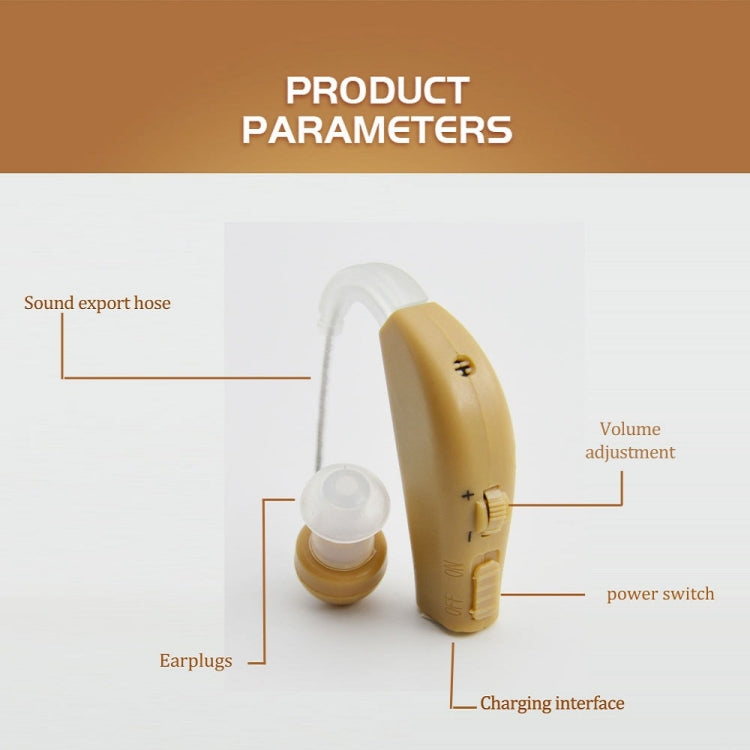 Sound Amplifier Hearing Aid Headphones Sound Collector(EU Plug) - Hearing Aids by PMC Jewellery | Online Shopping South Africa | PMC Jewellery