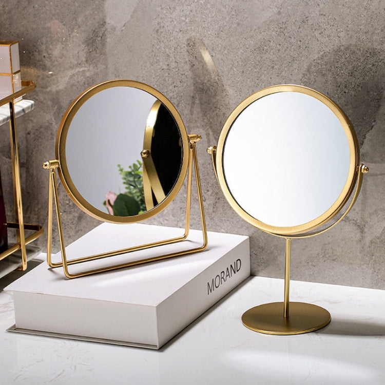 Desktop Makeup Mirror Simple Portable Mirror Rotating Dressing Mirror,Style: Black Stand Model - Mirror by PMC Jewellery | Online Shopping South Africa | PMC Jewellery