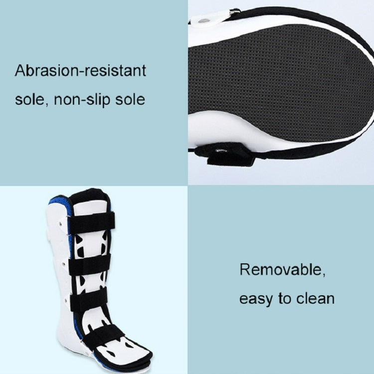 Calf Ankle Fracture Sprain Fixation Brace Plaster Shoe Foot Support Brace, Size: L Left(Short Section Without Baffle) - Mobility Aids by PMC Jewellery | Online Shopping South Africa | PMC Jewellery