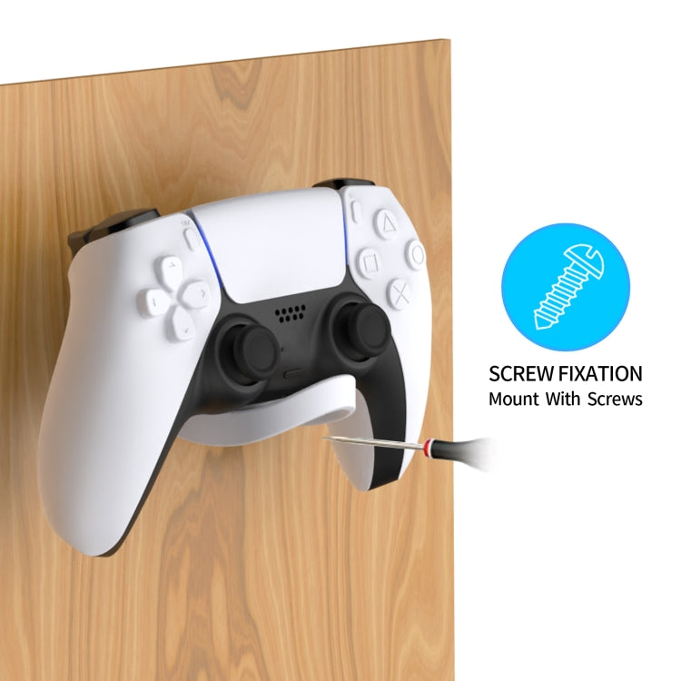 For PS5 2pcs Headset Hooks Host Console Gamepad Storage Side Bracket(White) - Holder by PMC Jewellery | Online Shopping South Africa | PMC Jewellery