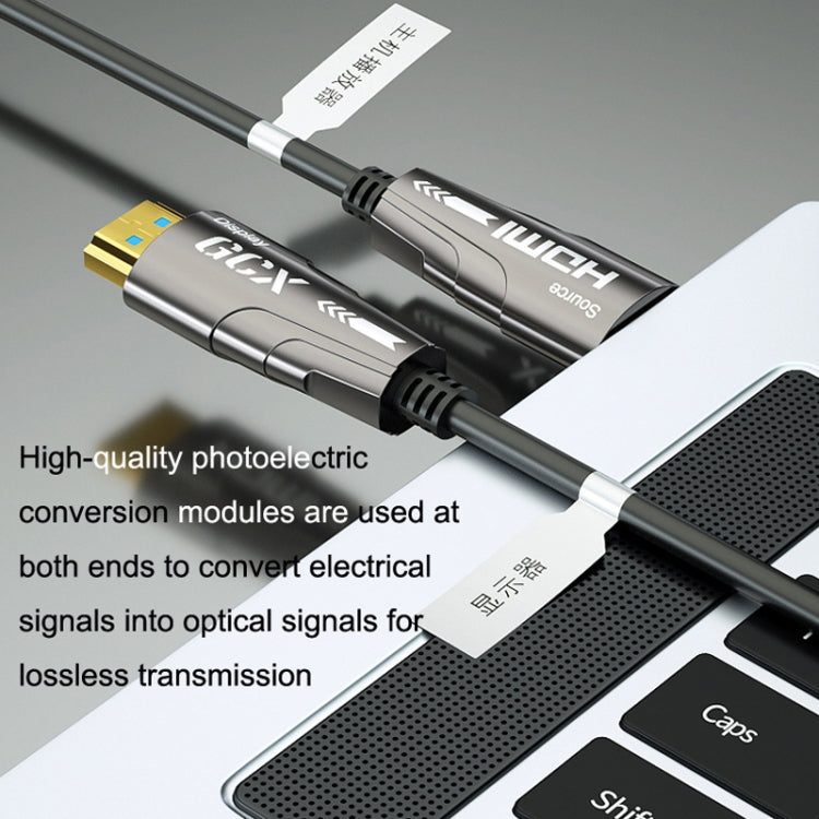 HDMI 2.0 Male To HDMI 2.0 Male 4K HD Active Optical Cable, Cable Length: 8m - Audio Optical Cables by PMC Jewellery | Online Shopping South Africa | PMC Jewellery