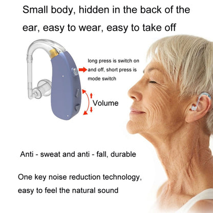 EN-T201A Digital Machine Elderly Charging Hearing Aid Sound Amplifier(Black) - Hearing Aids by PMC Jewellery | Online Shopping South Africa | PMC Jewellery