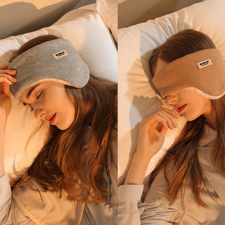 Golovejoy Winter Warm Soundproof Earmuffs + Earplugs Set Sleep Eye Mask(Beige) - Eye Masks by PMC Jewellery | Online Shopping South Africa | PMC Jewellery