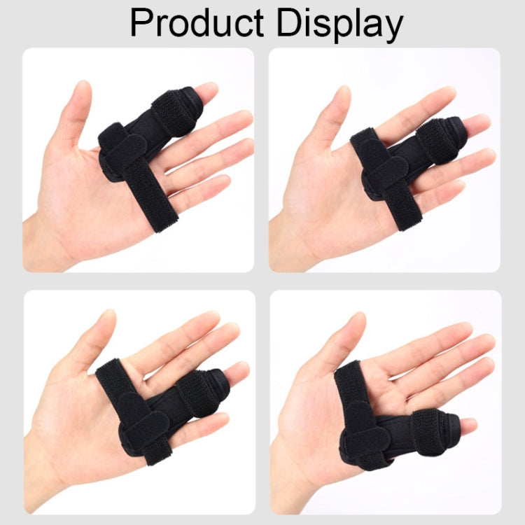 011 Finger Joint Strap Finger Dislocation Sprain Support Strap Tendon Rupture Splint(Black) - Corrector by PMC Jewellery | Online Shopping South Africa | PMC Jewellery